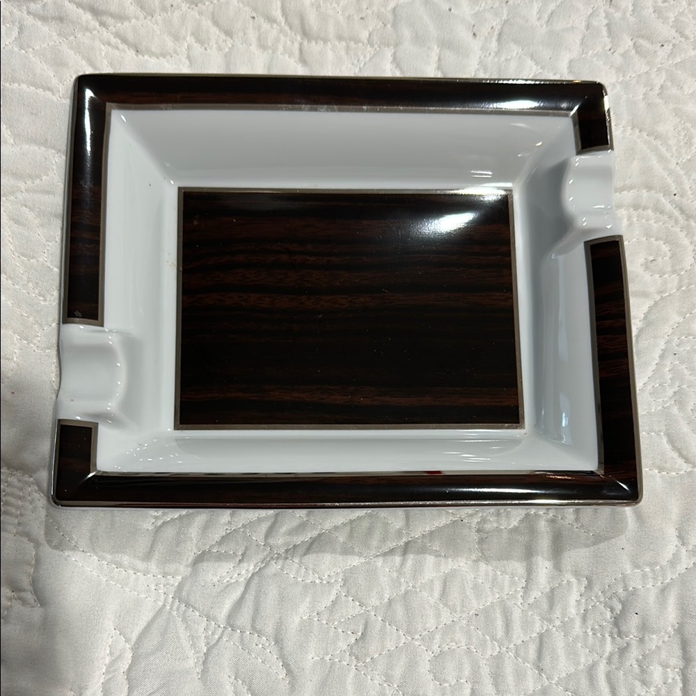 Royal Limoges Black and White Modern Tray